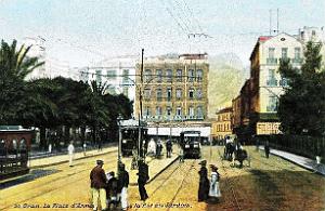 PA c- 045- Place d'Armes- trams et autobus